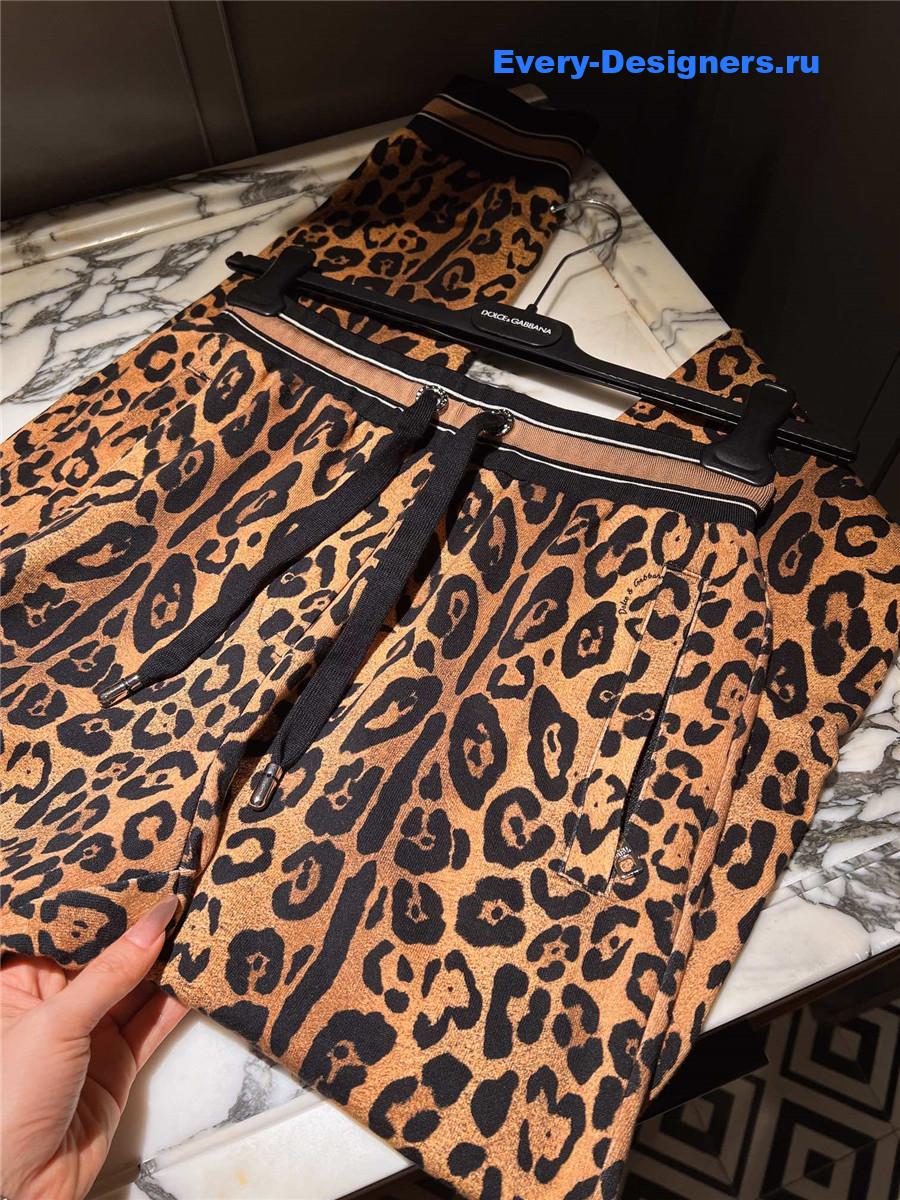 Dolce & Gabbana Leopard-Print Track Pants