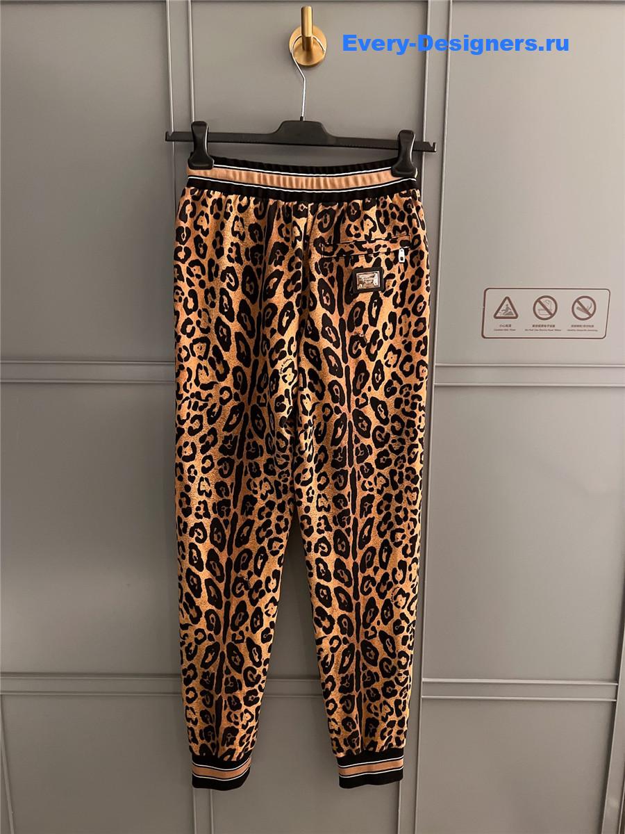 Dolce & Gabbana Leopard-Print Track Pants
