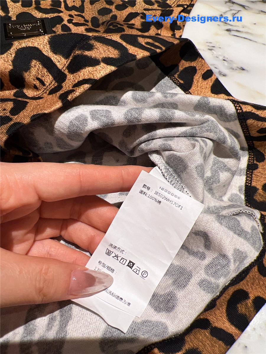 Dolce & Gabbana Leopard Print T-Shirt