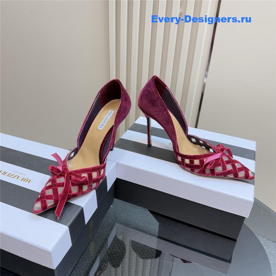 Aquazzura 100mm Romance Pumps Red