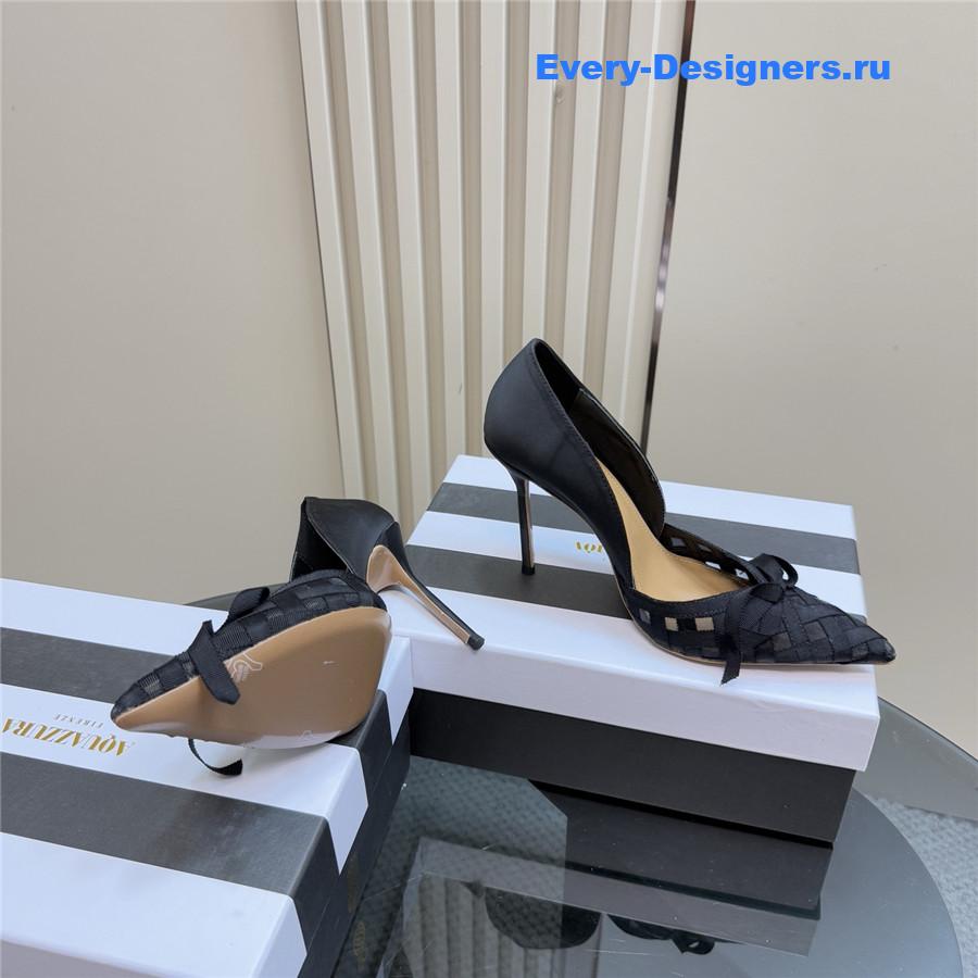 Aquazzura 100mm Romance Pumps Black
