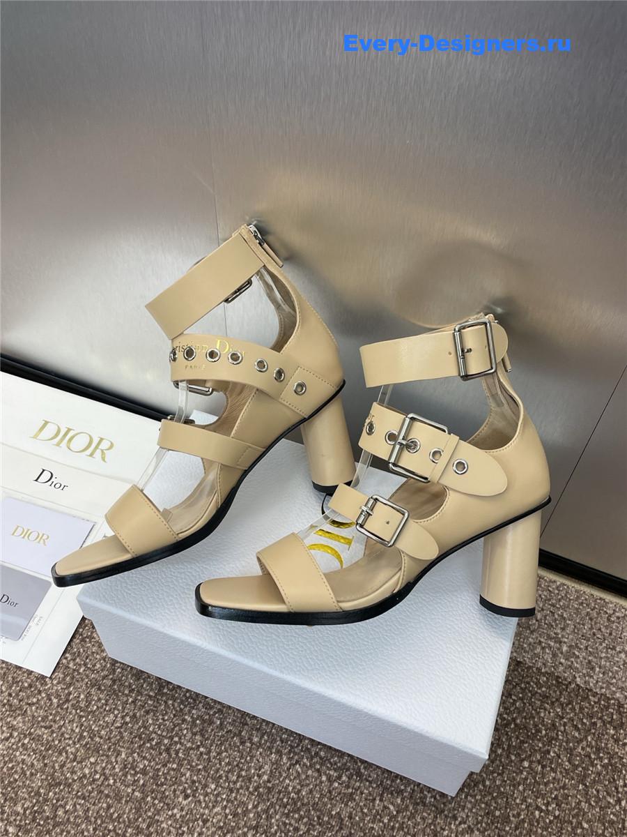 D10r punk heeled sandal beige
