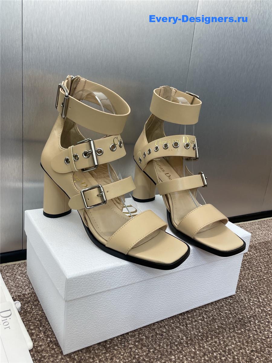 D10r punk heeled sandal beige