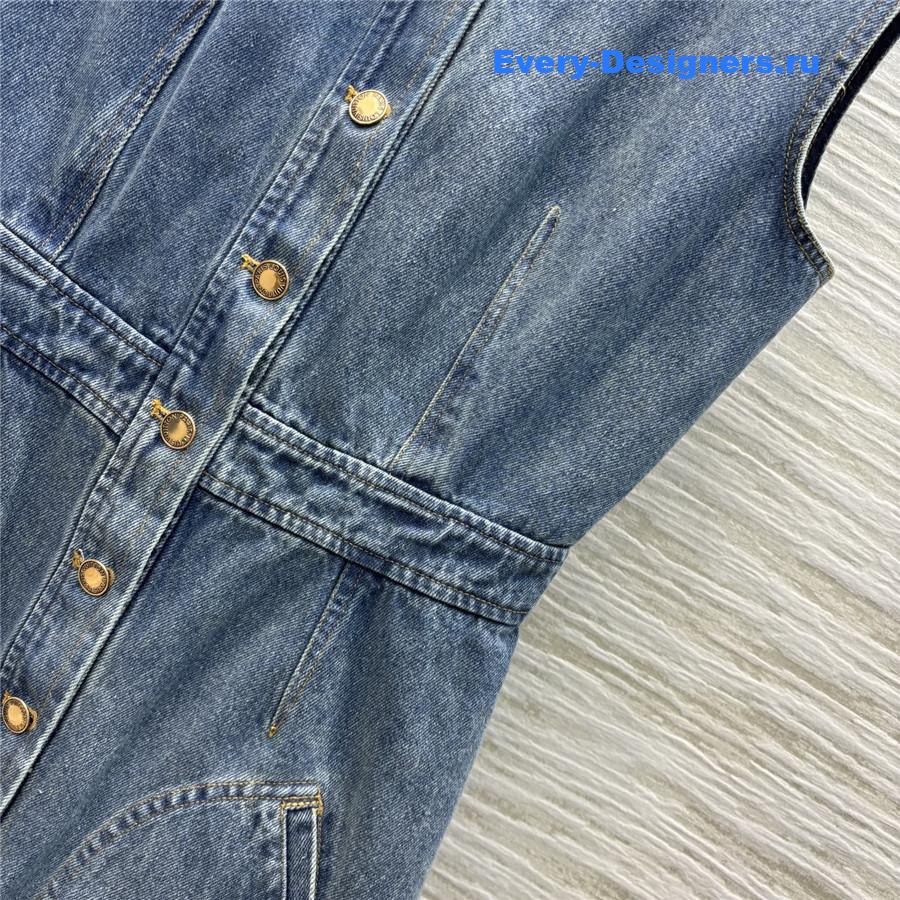 l0vis Vvtt0n denim sleeveless dress