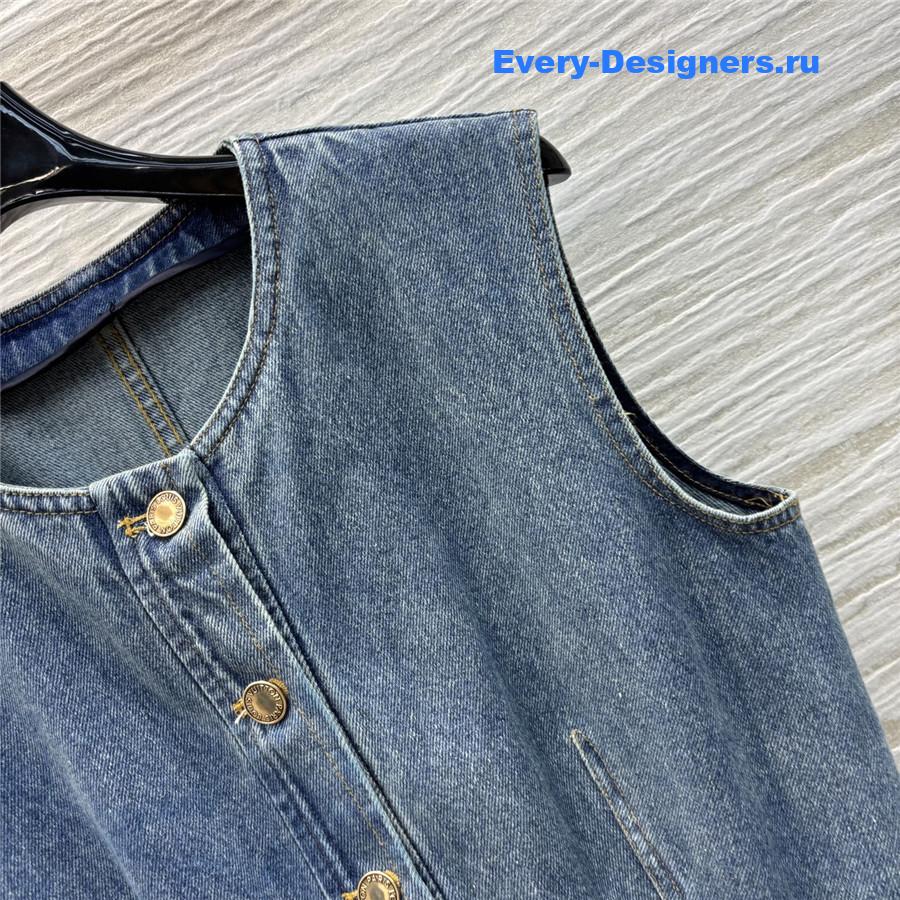 l0vis Vvtt0n denim sleeveless dress