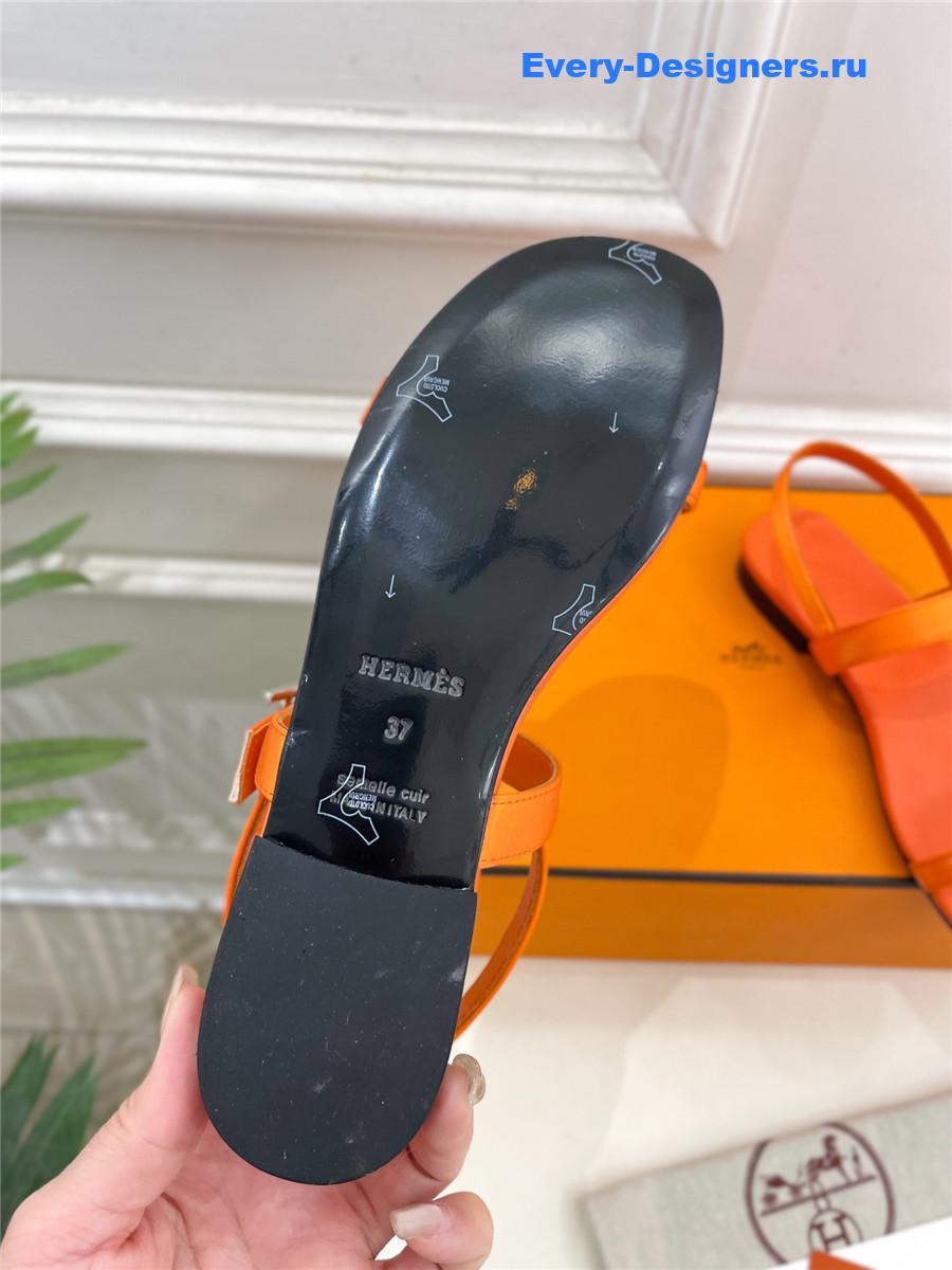 H**me5 crystal strap sandals brown