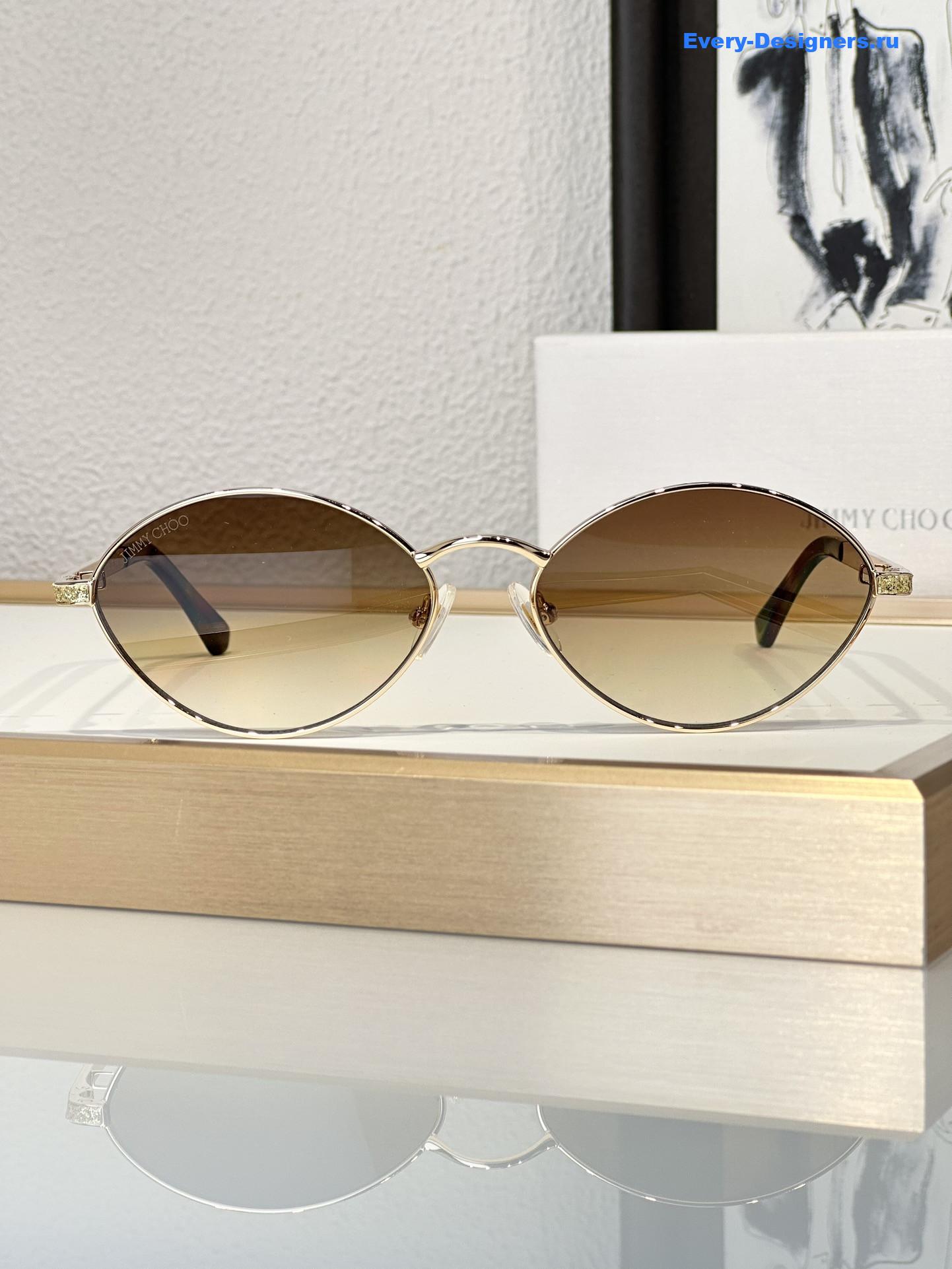 J1m*y Ch00 sonny brown round sunglasses