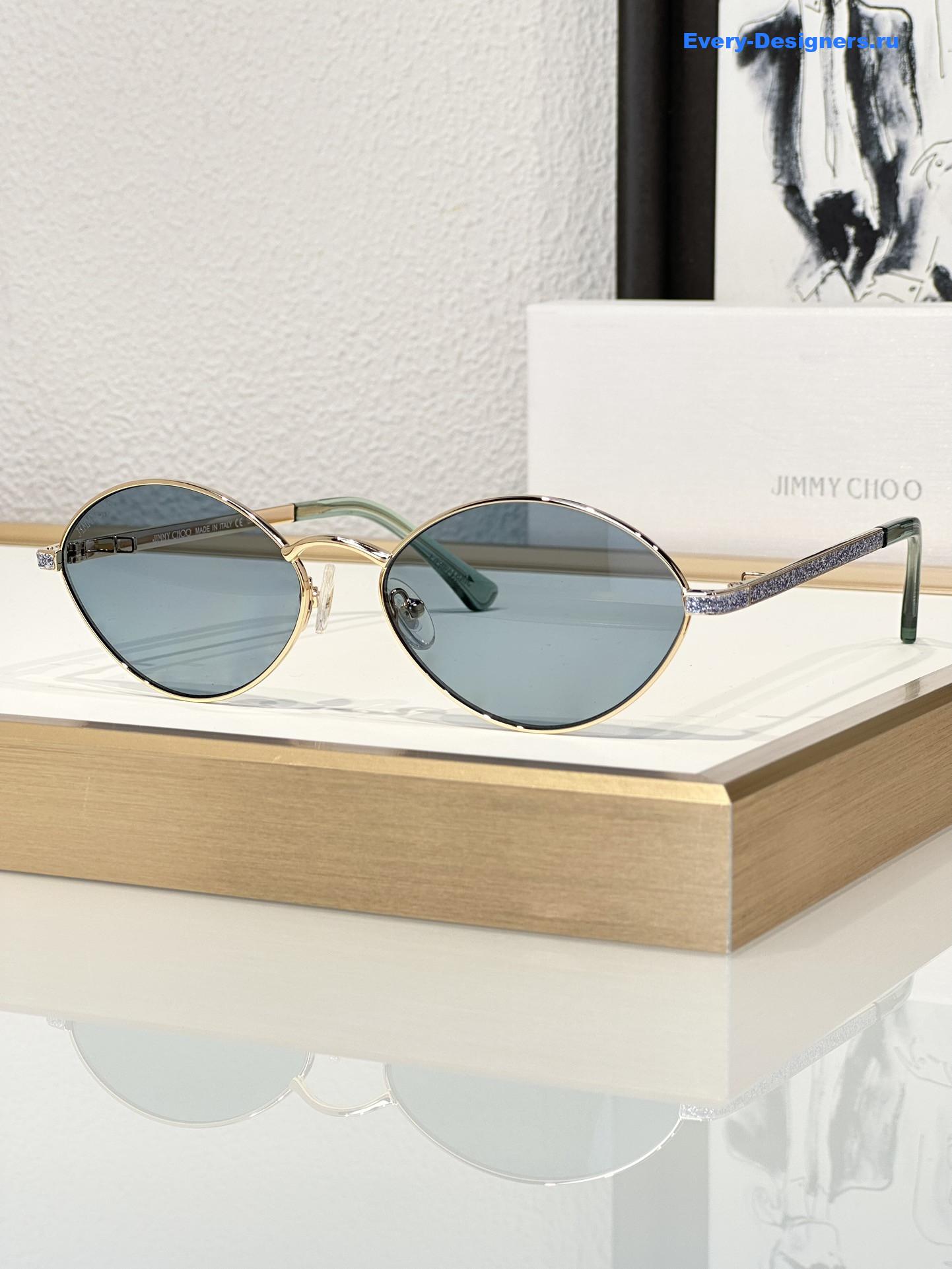 J1m*y Ch00 sonny green round sunglasses