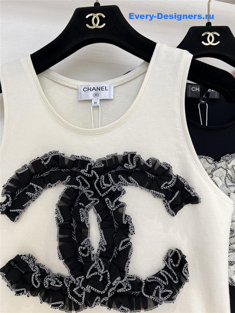 Ch**el rue cambon crop top in white