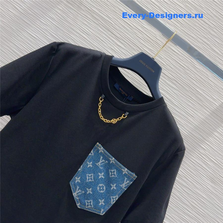 l0vis Vvtt0n monogram pocket tee