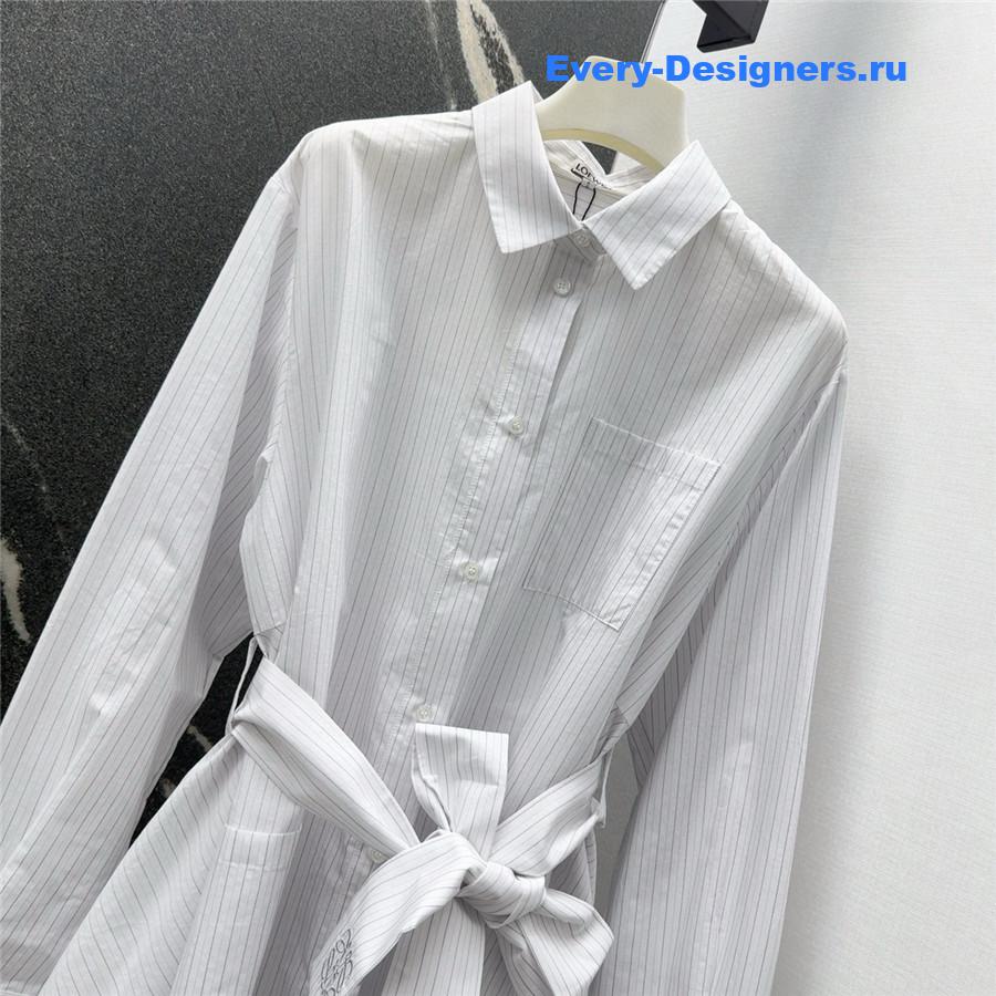 L0ew* belted cotton blouse