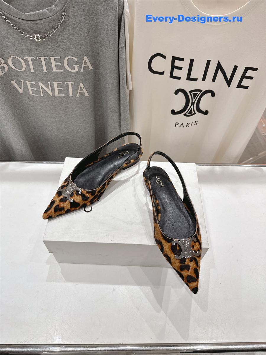 Ce1i*e triomphe brown slingback flats