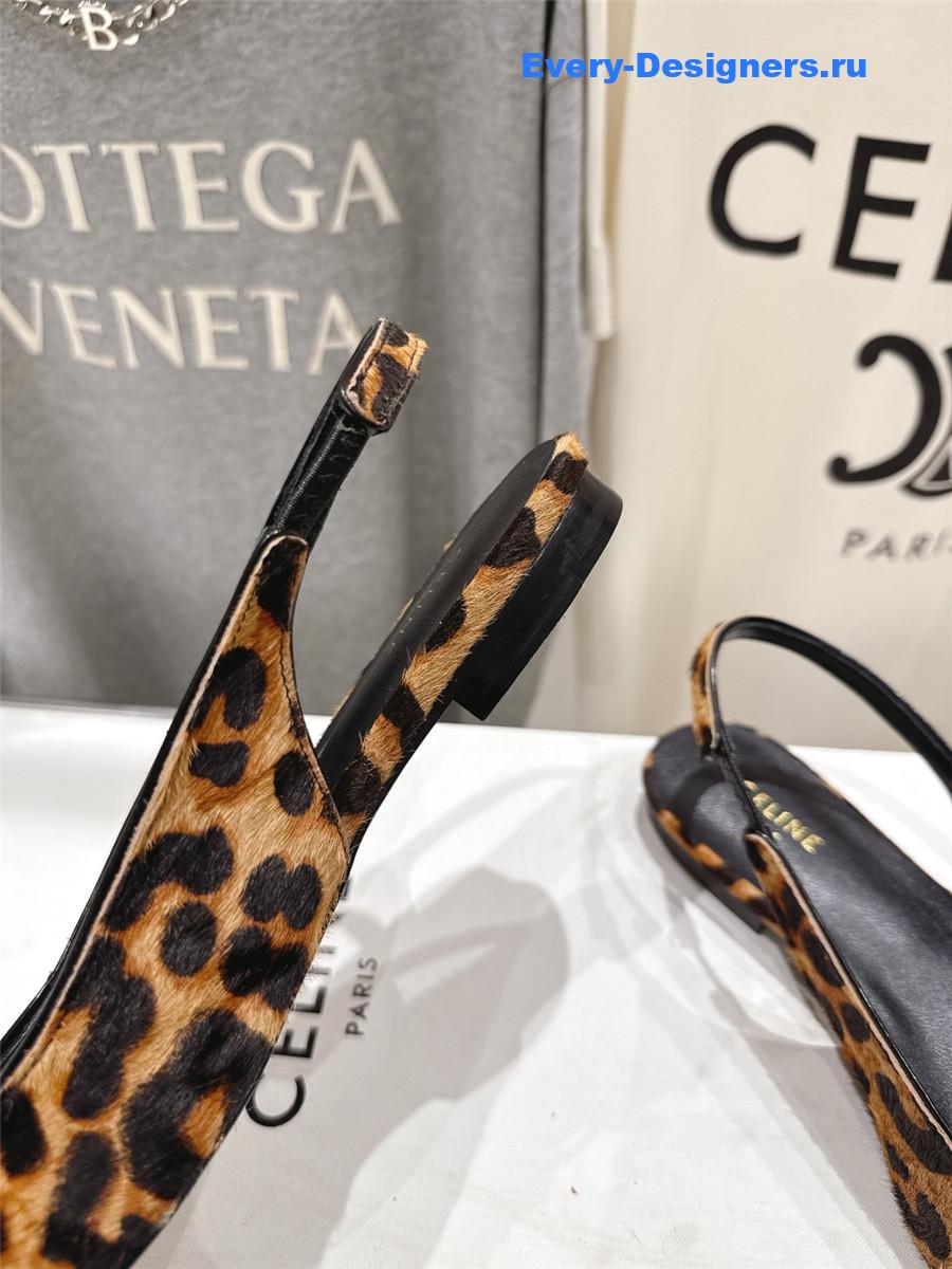 Ce1i*e triomphe brown slingback flats