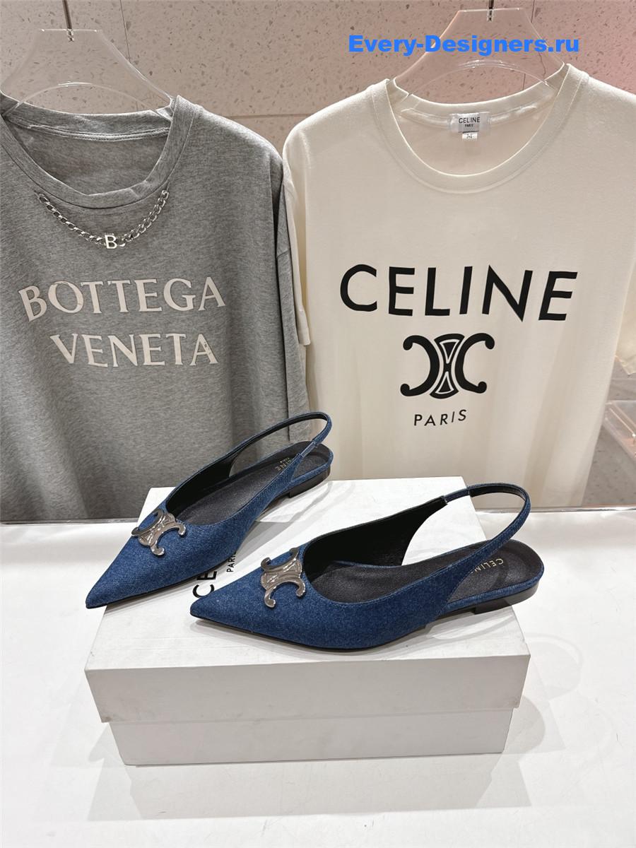 Ce1i*e denim ballet flats