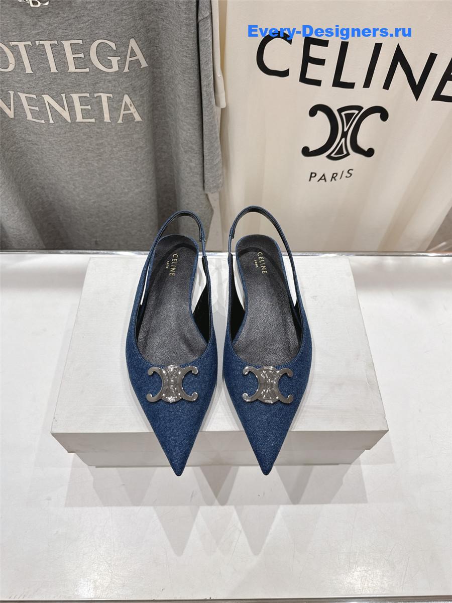 Ce1i*e denim ballet flats