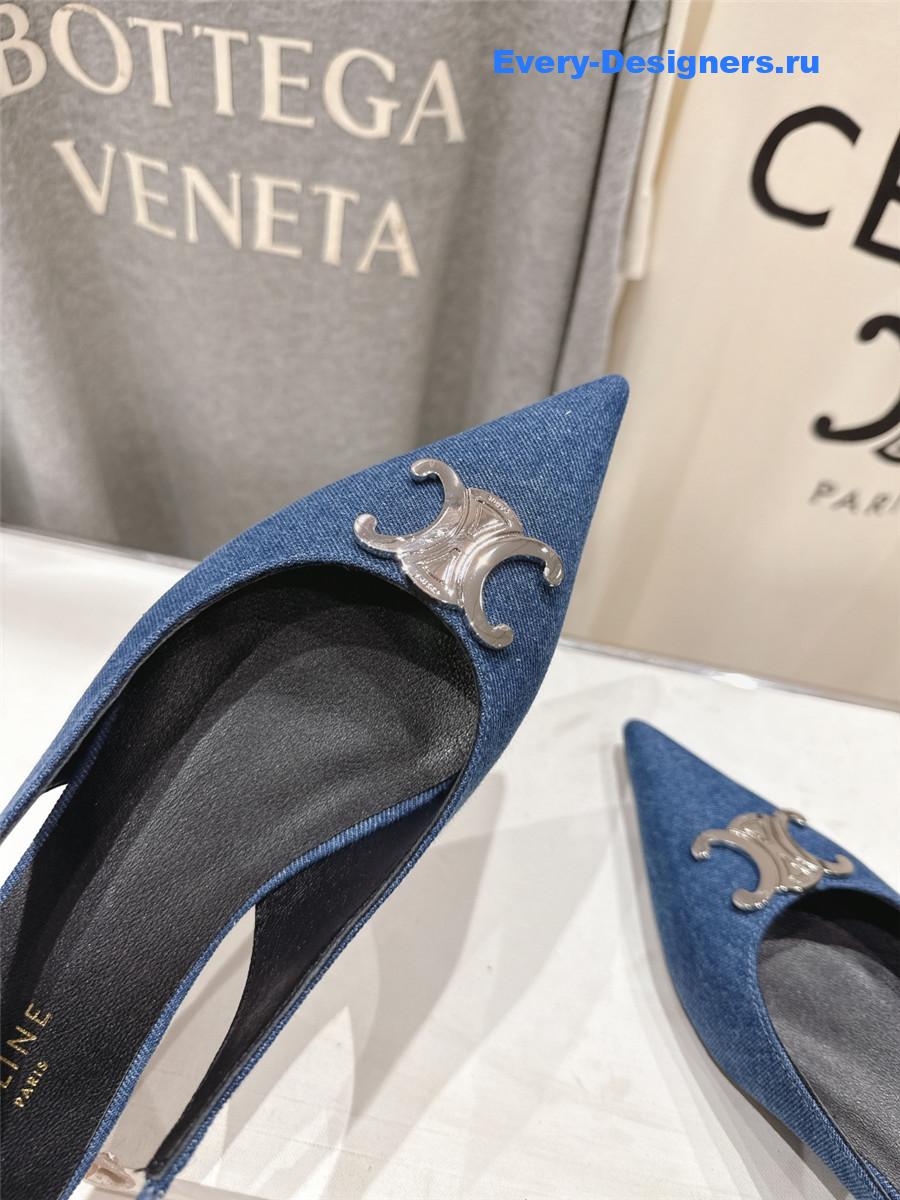 Ce1i*e denim ballet flats