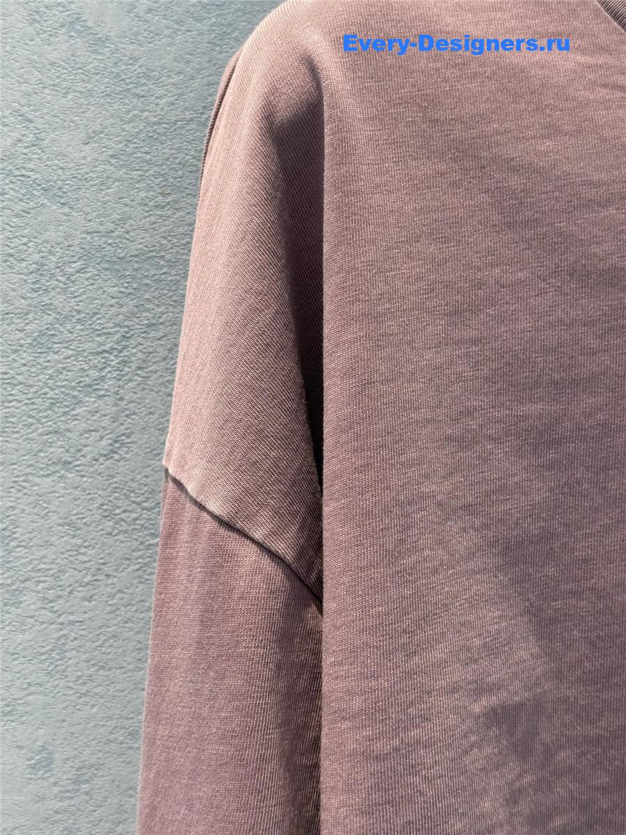 Miu Miu Pink Jersey Long Sleeve T-Shirt