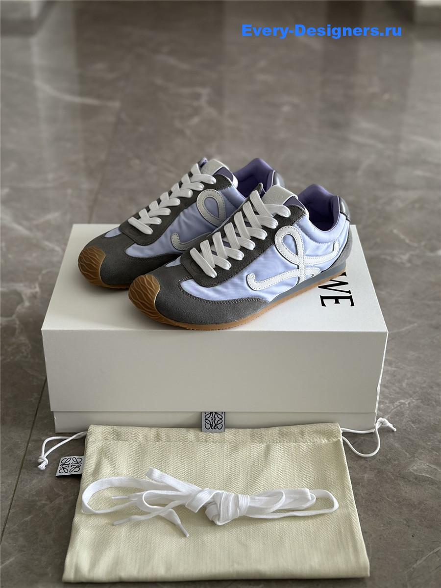 L0ew* blue ballet runner sneakers