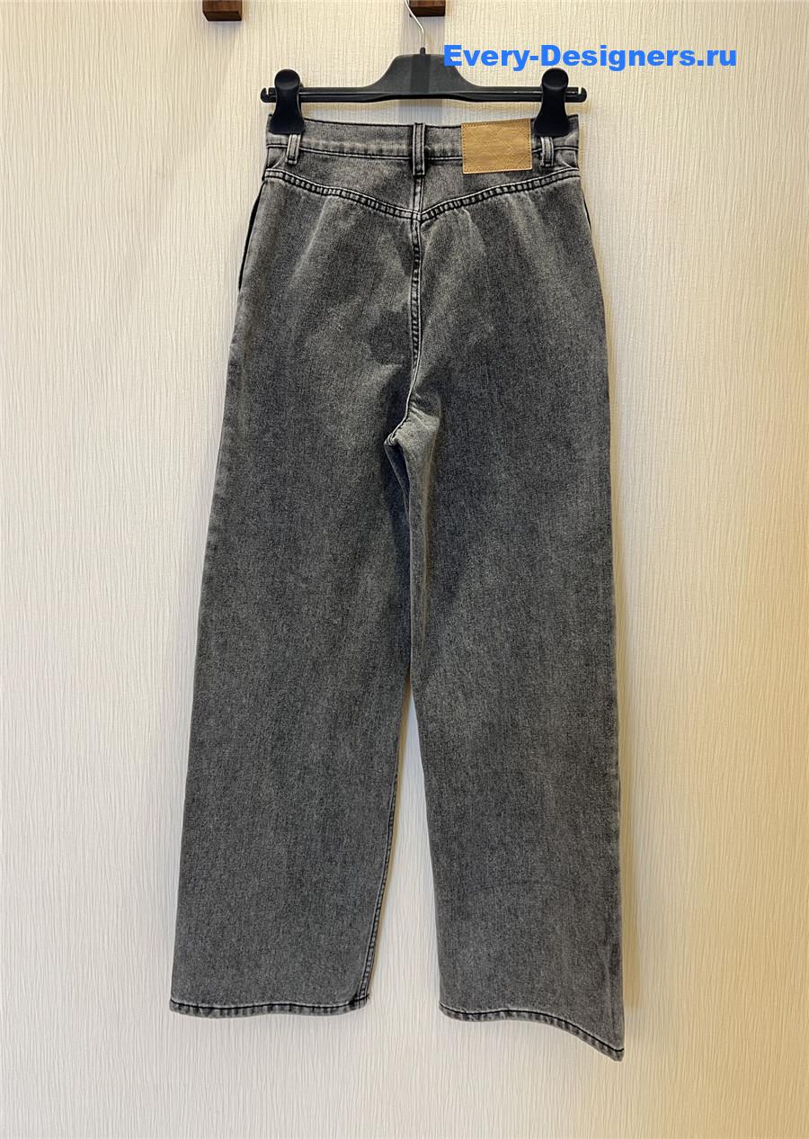 Ch**el grey faded jeans