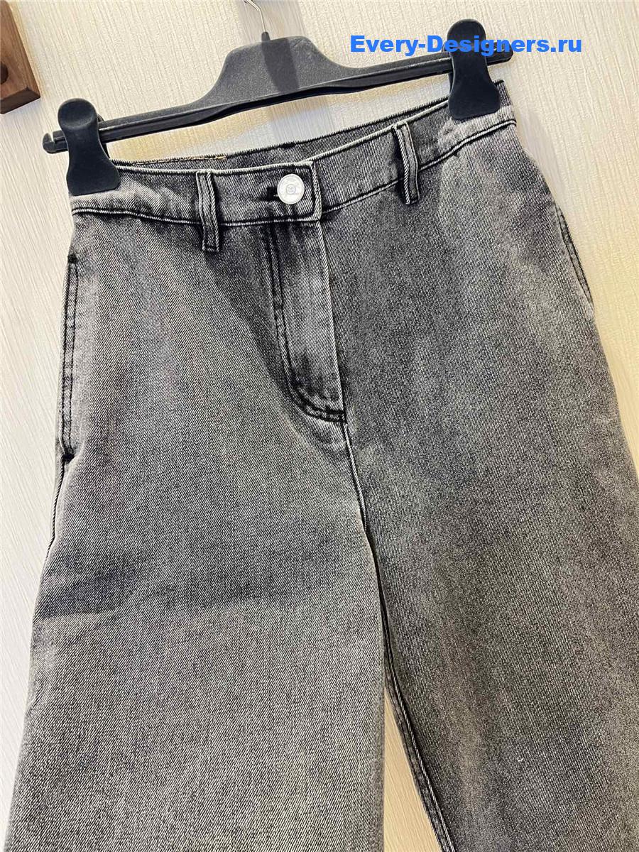 Ch**el grey faded jeans