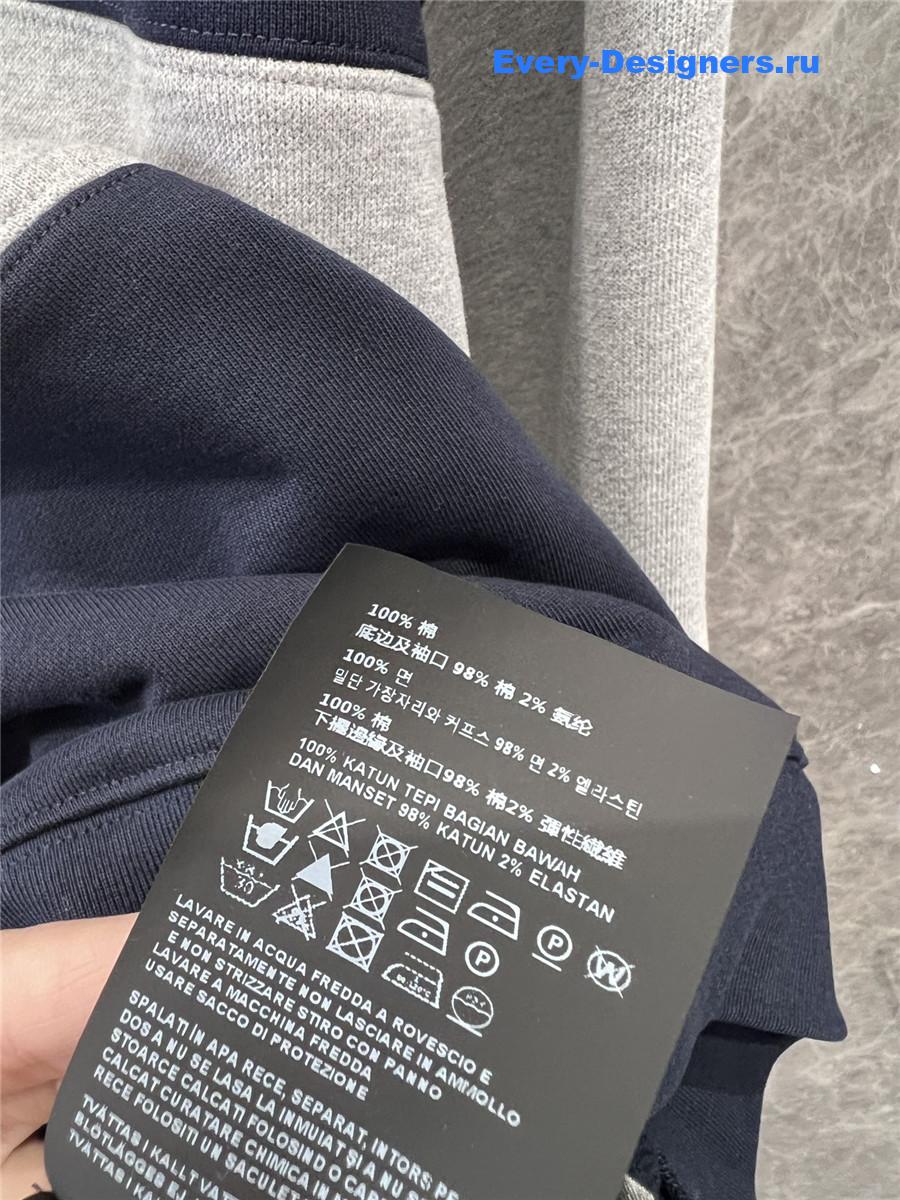 Miu Miu Oversize Dark Blue Grey Sweatshirt