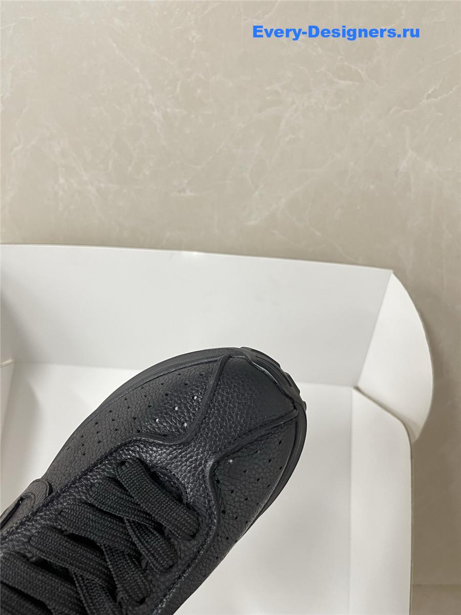 Ch**el black lambskin cc sneakers