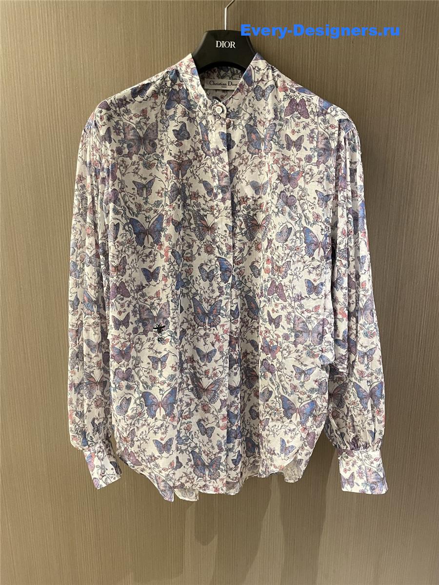 D10r white cotton muslin blouse