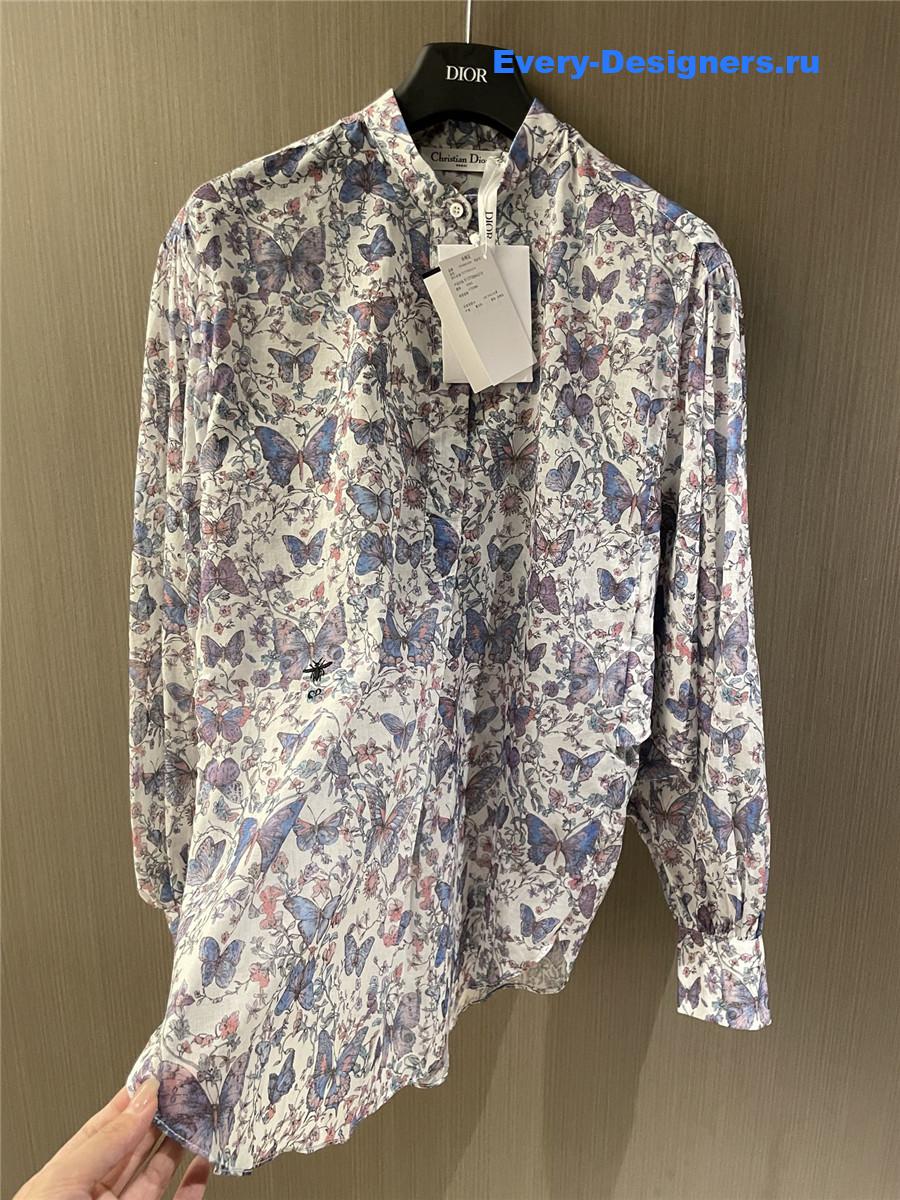 D10r white cotton muslin blouse