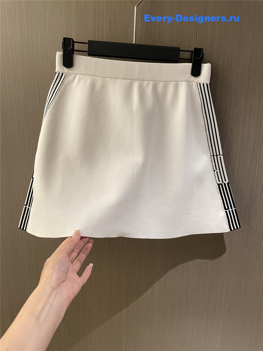 D10r cd rib crop skirt