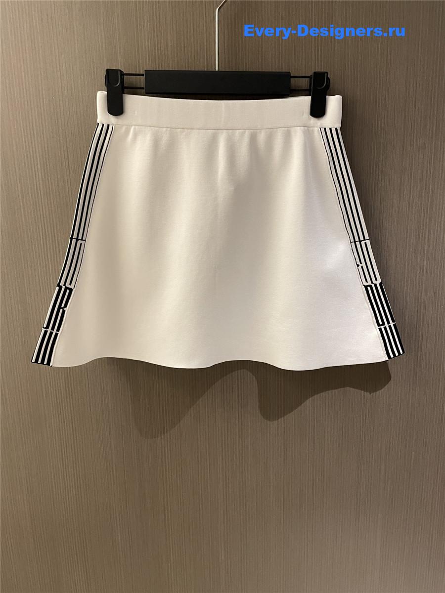 D10r cd rib crop skirt