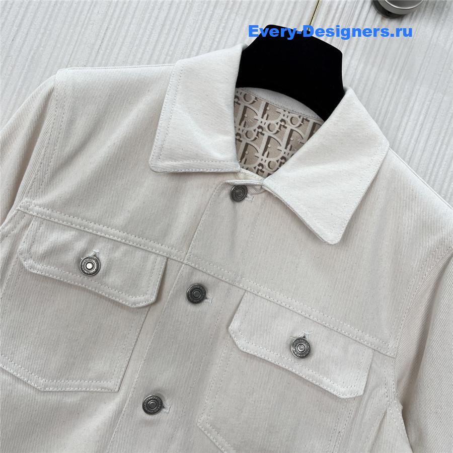 D10r off-white bee denim jacket