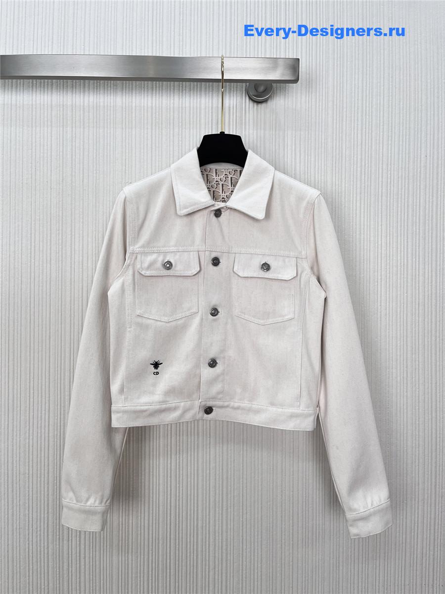 D10r off-white bee denim jacket