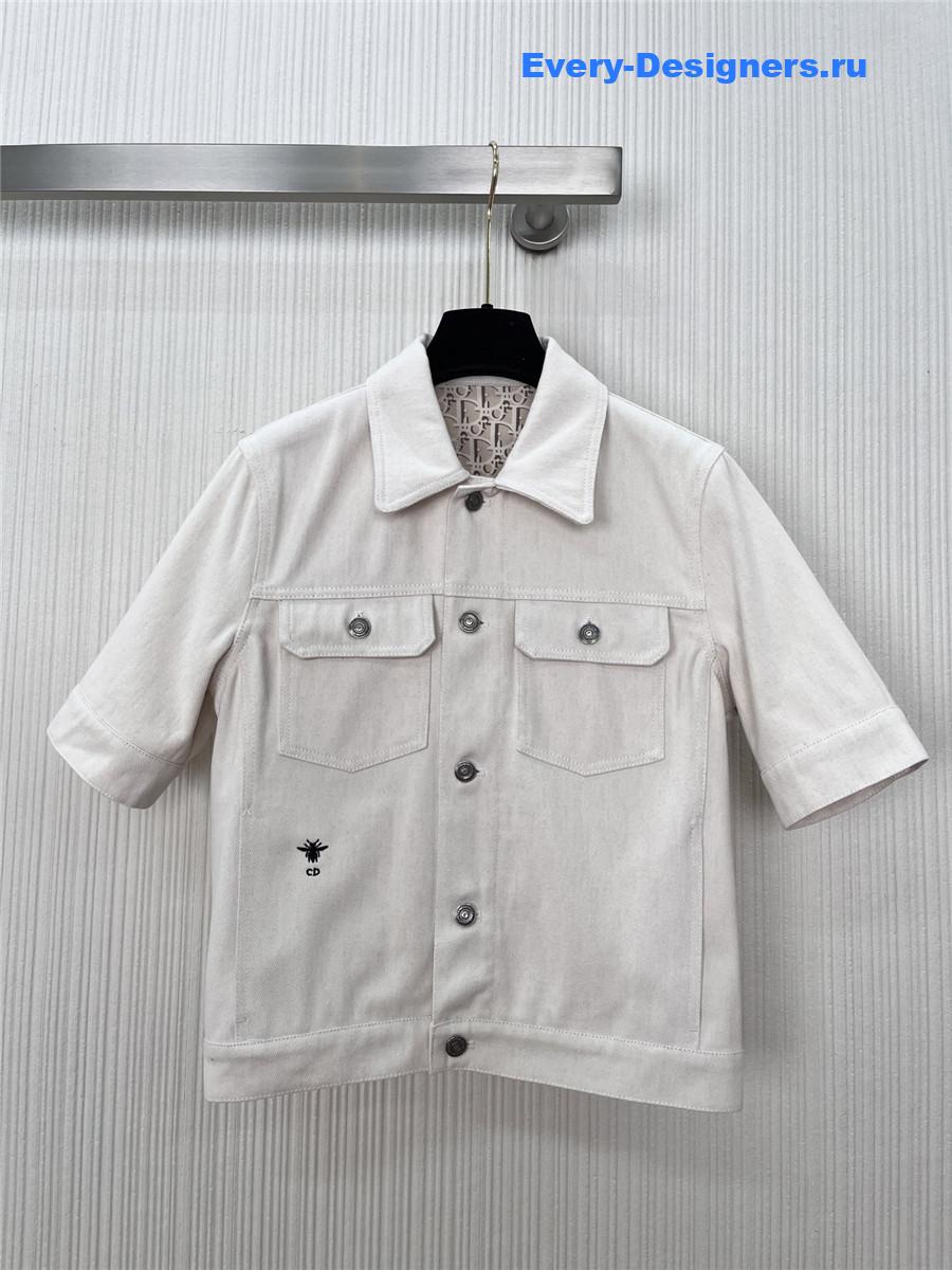 D10r off-white denim top