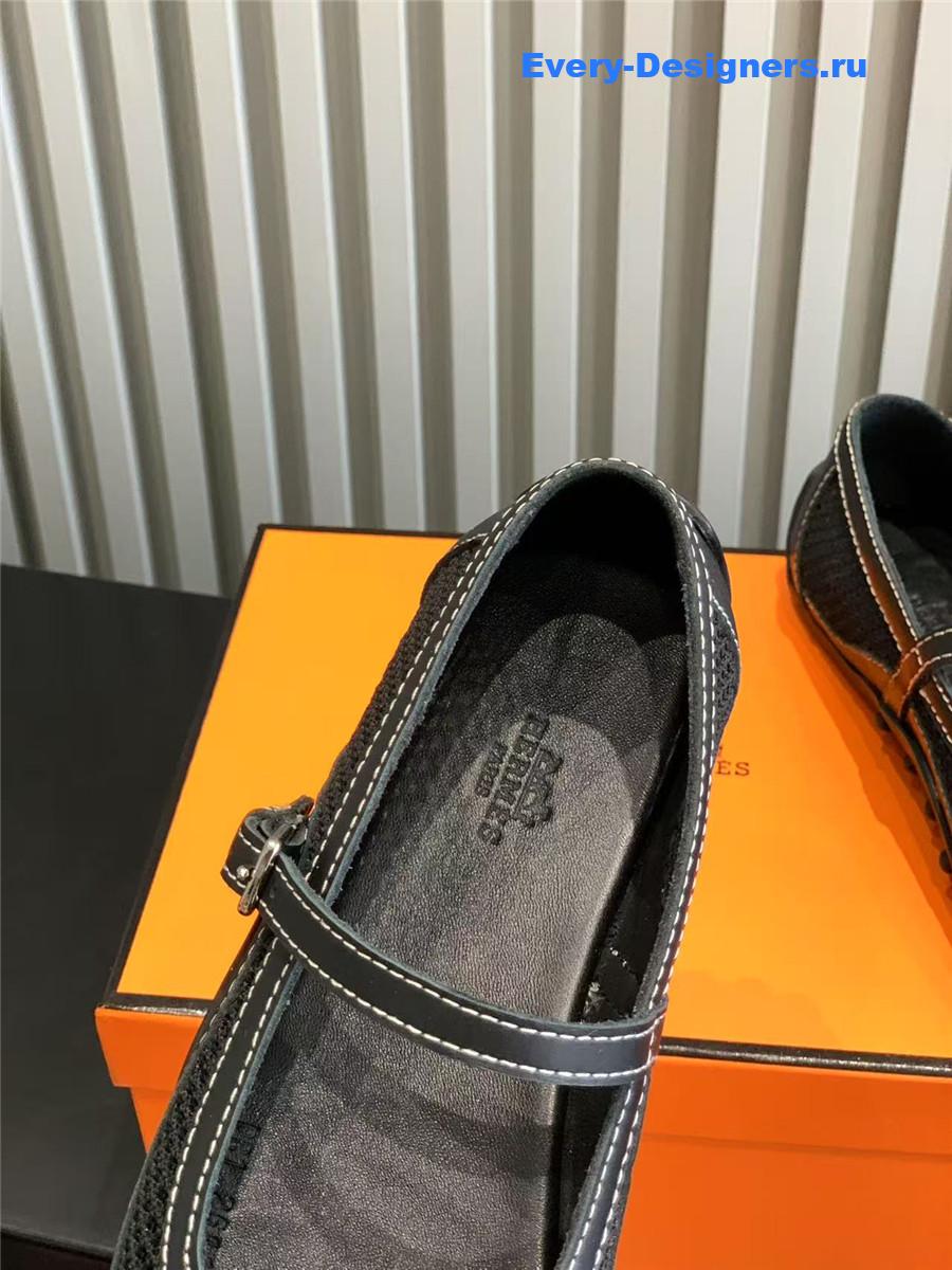 H**me5 kichu black ballet flats