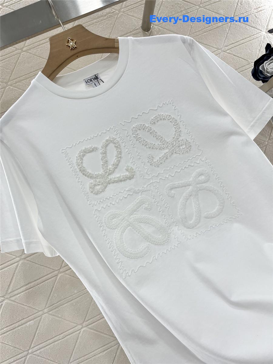 L0ew* rhinestone t-shirt