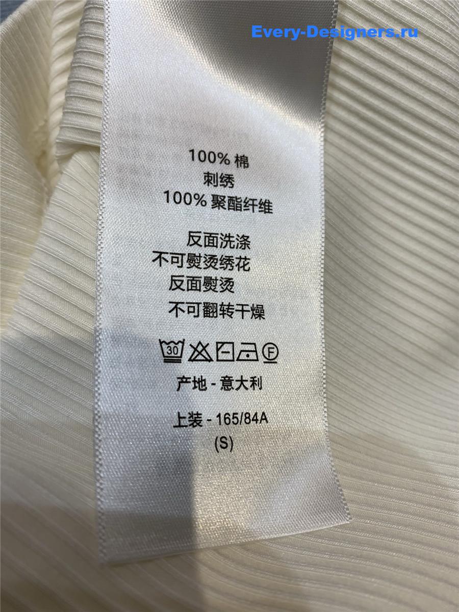 D10r asymmetric tank top in white