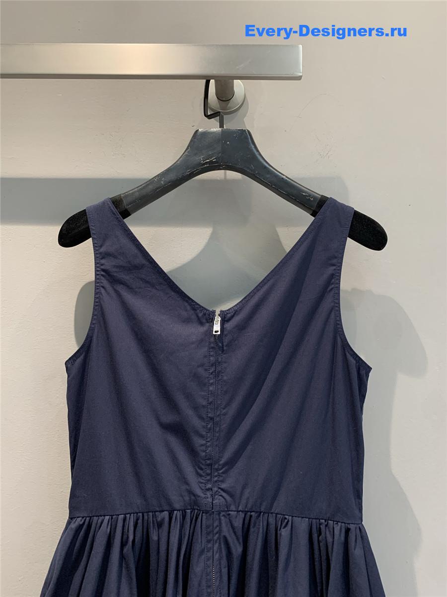 Pra*a navy canvas dress