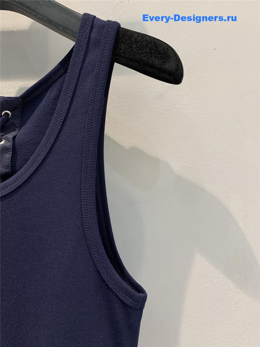 Pra*a dark blue straps tank