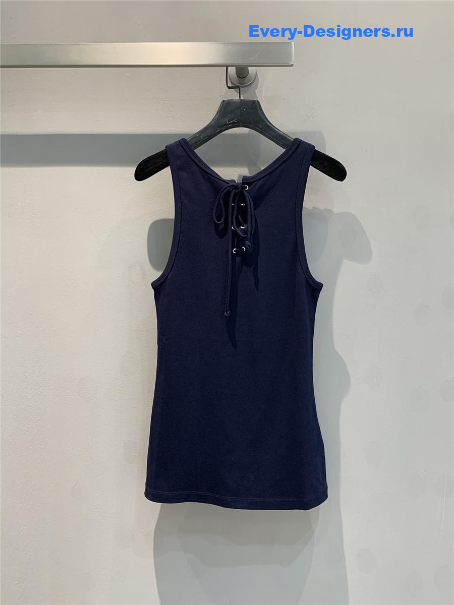 Pra*a dark blue straps tank