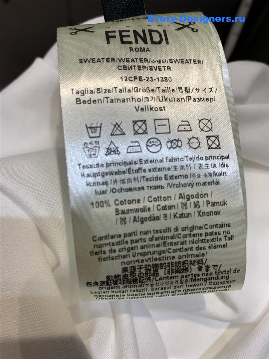 F**di silvia white tee