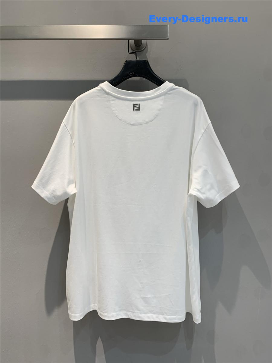 F**di silvia white tee