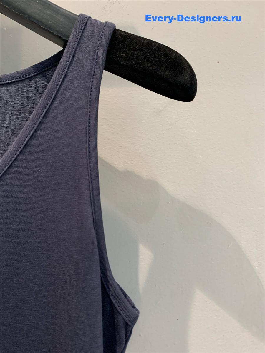 Ch**el navy sleeveless vest
