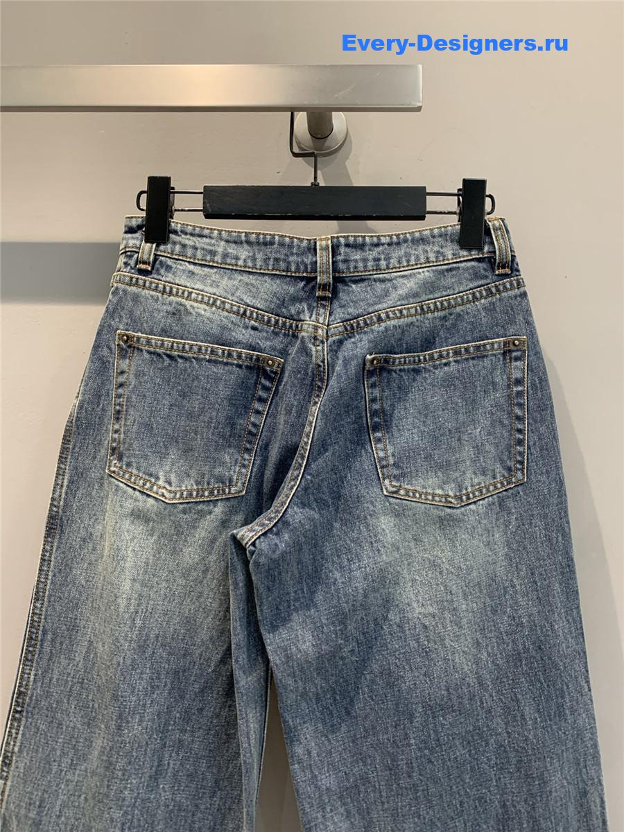 l0vis Vvtt0n patchwork leather jeans