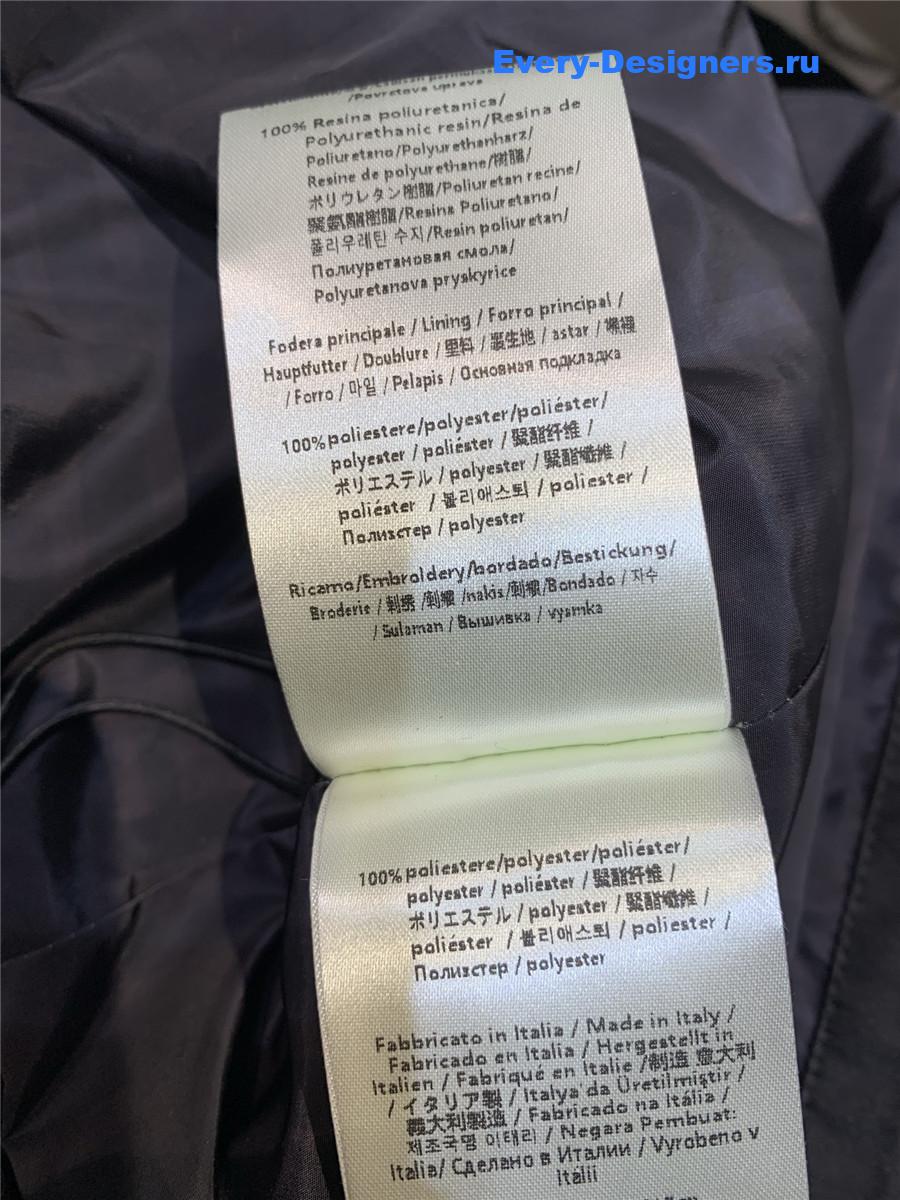 F**di black hooded vest