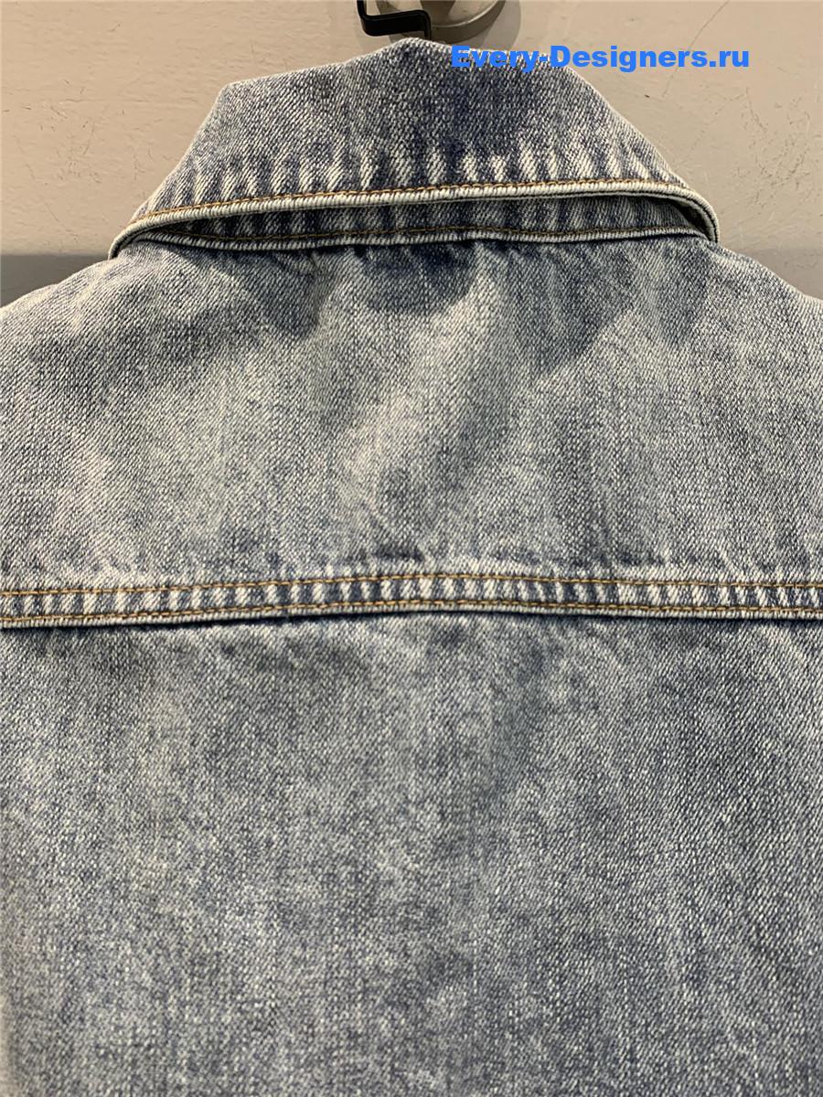 Miu Miu Sapphire Denim Jacket