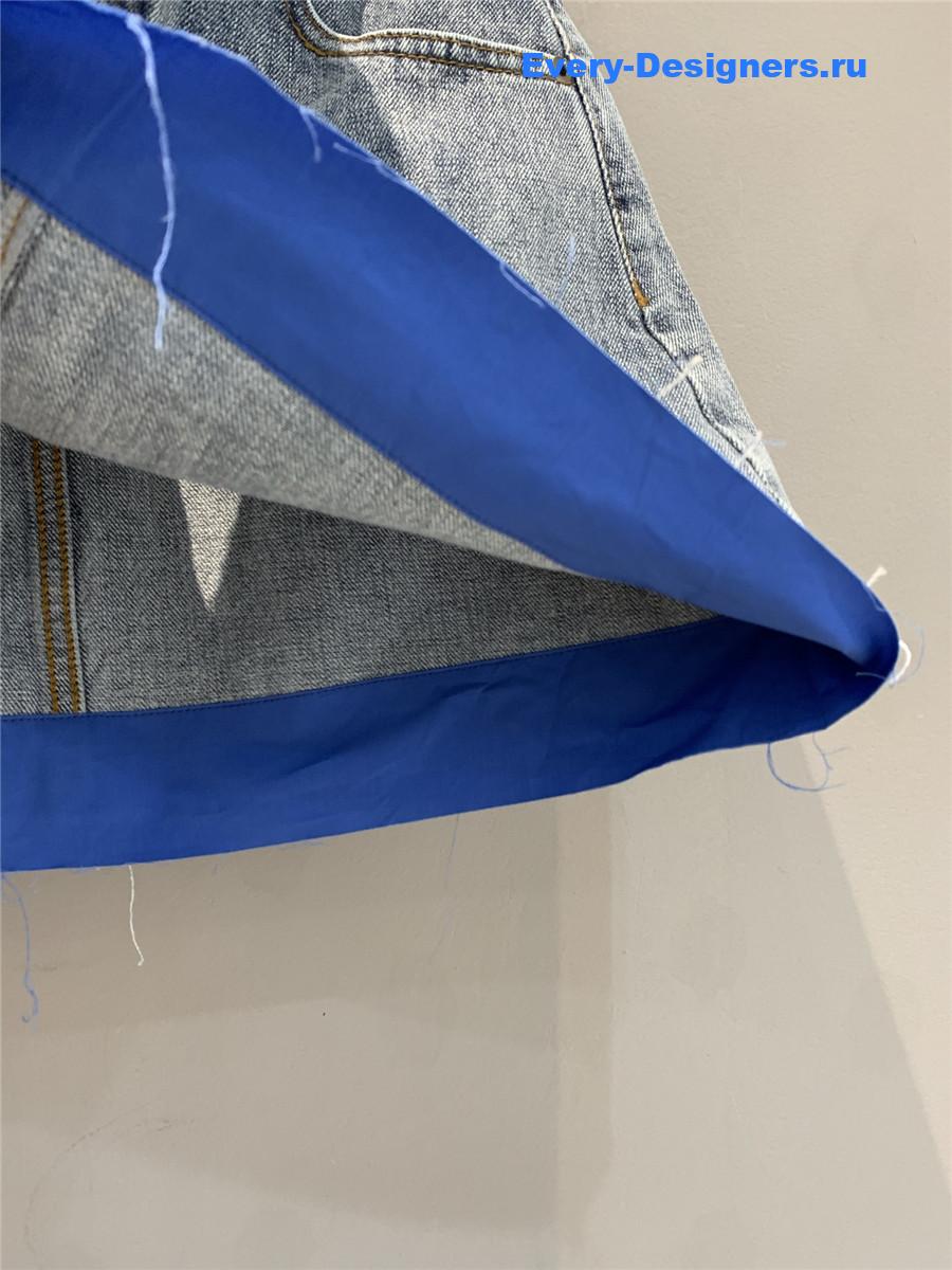 Miu Miu Washed Denim Skirt