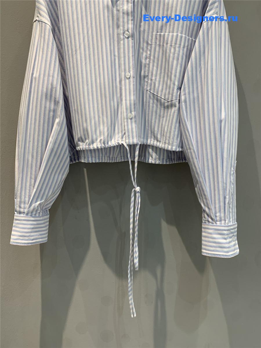 A1exa*der wang light blue striped shirt
