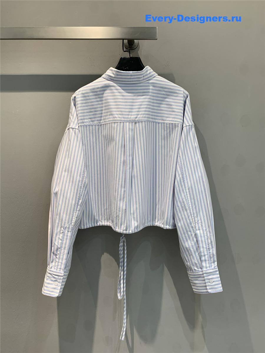 A1exa*der wang light blue striped shirt