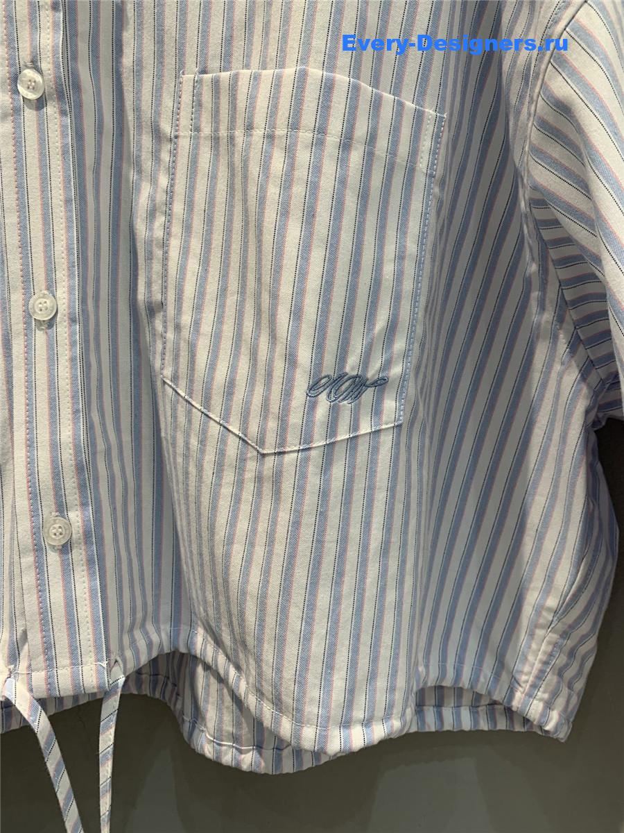 A1exa*der wang light blue striped shirt