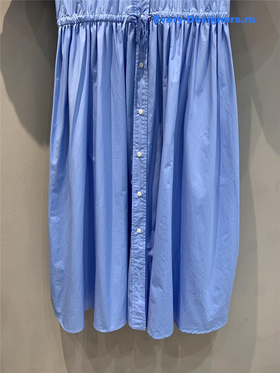 Miu Miu Blue Shirt Dress